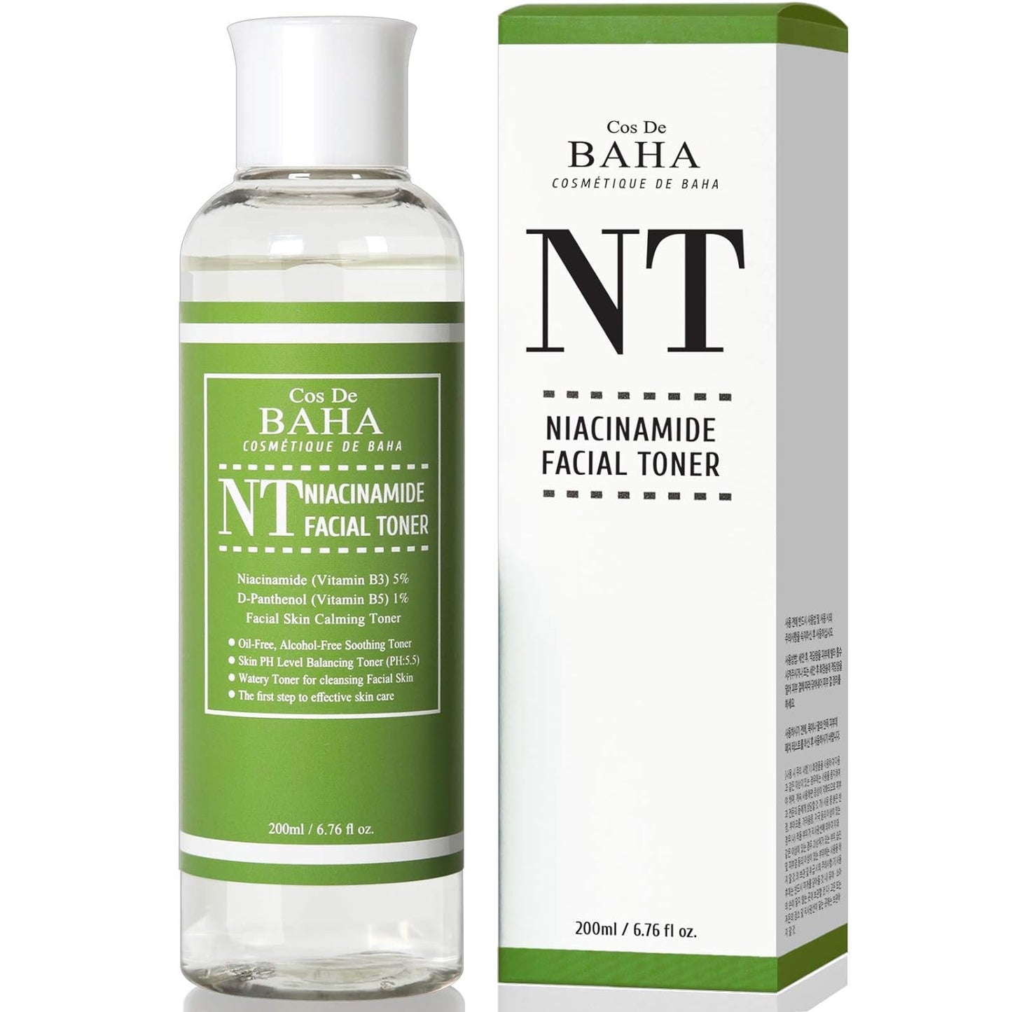 Cos De BAHA (NT) Niacinamide Hydrating Pore Minimizing Toner 200ml
