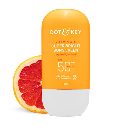 Dot And Key Vitamin C + E Super Bright SPF50 PA++++ Medium Size Sunscreen 50g