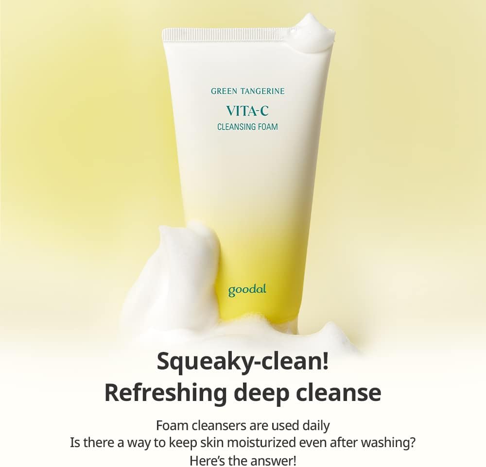 Goodal Green Tangerine Vita C Cleansing Foam 150ml – Buy Online in Bangladesh from Gotimoy.com