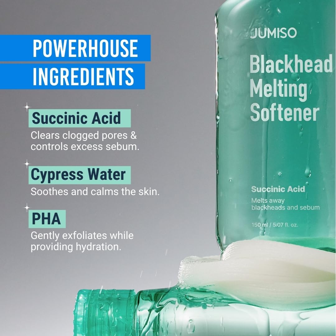 JUMISO Blackhead melting softner 150ml + Cotton pad(40pads) + Cotton Swab 10ea