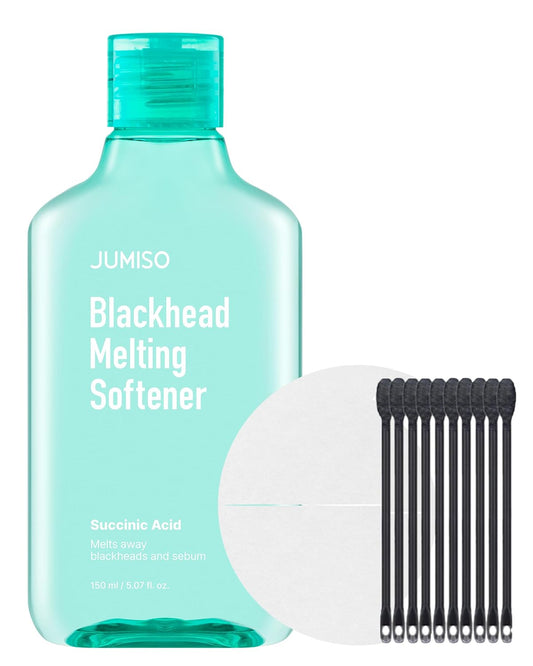 JUMISO Blackhead melting softner 150ml + Cotton pad(40pads) + Cotton Swab 10ea