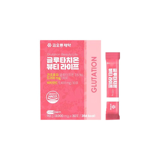 KOLON Pharmaceutical Glutation Beauty Life 90g (3000 mg x 30 Packets)