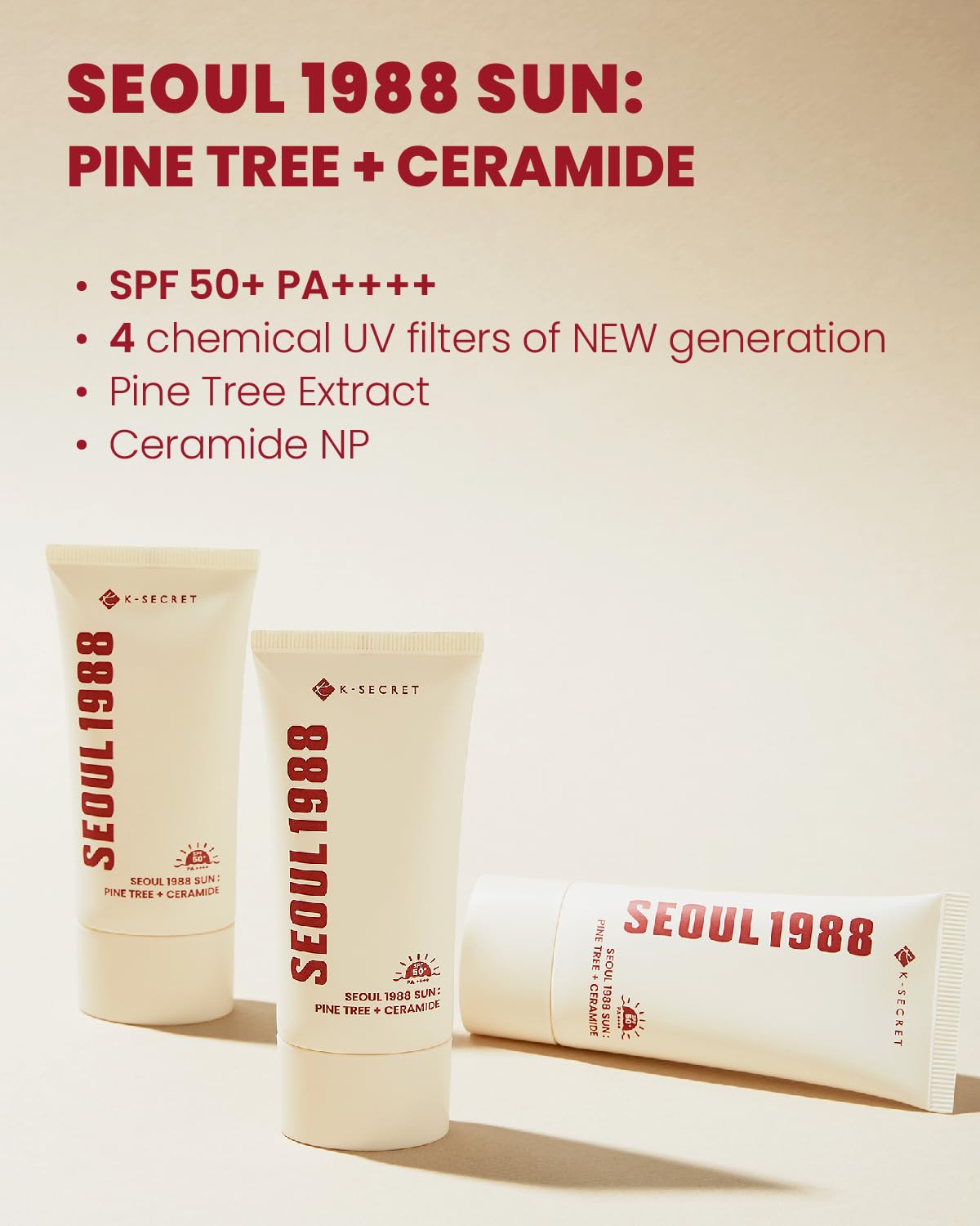 KSECRET SEOUL 1988 Sun Pine Tree + Ceramide 50ml
