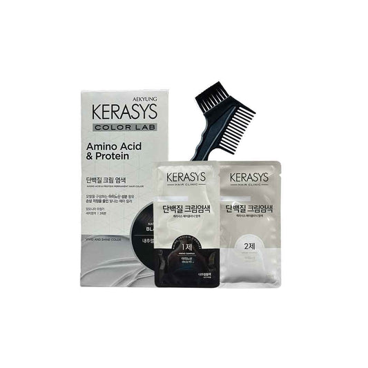 Kerasys Amino Acid & Protein Permanent Hair Color NATURAL BLACK