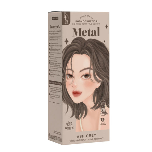 Kota Cosmetics Hair Color METAL ASH GREY