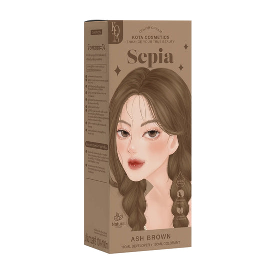 Kota Cosmetics Hair Color SEPIA ASH BROWN