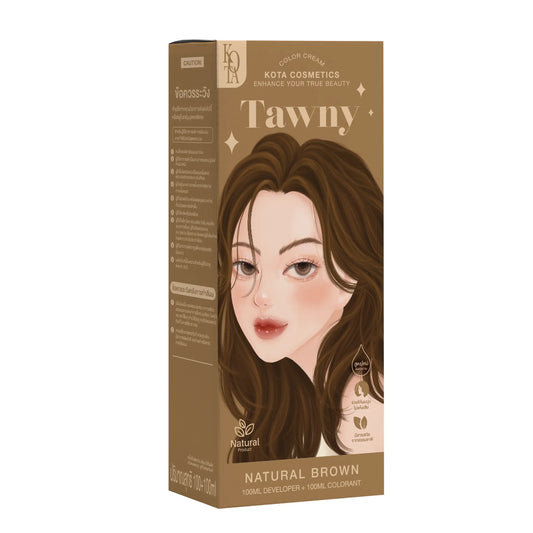 Kota Cosmetics Hair Color Tawny Natural Brown