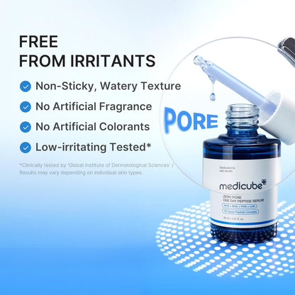 MEDICUBE Zero Pore One Day Peptide Serum 30ml