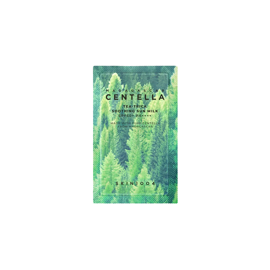 SKIN1004 Madagascar Centella Tea-Trica Soothing Sun Milk SPF50 Sample Sachets 1.5ml