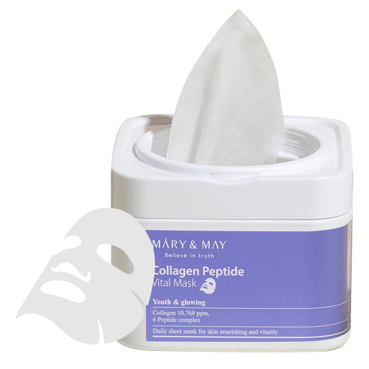 Mary & May Collagen Peptide Vital Mask 30ea