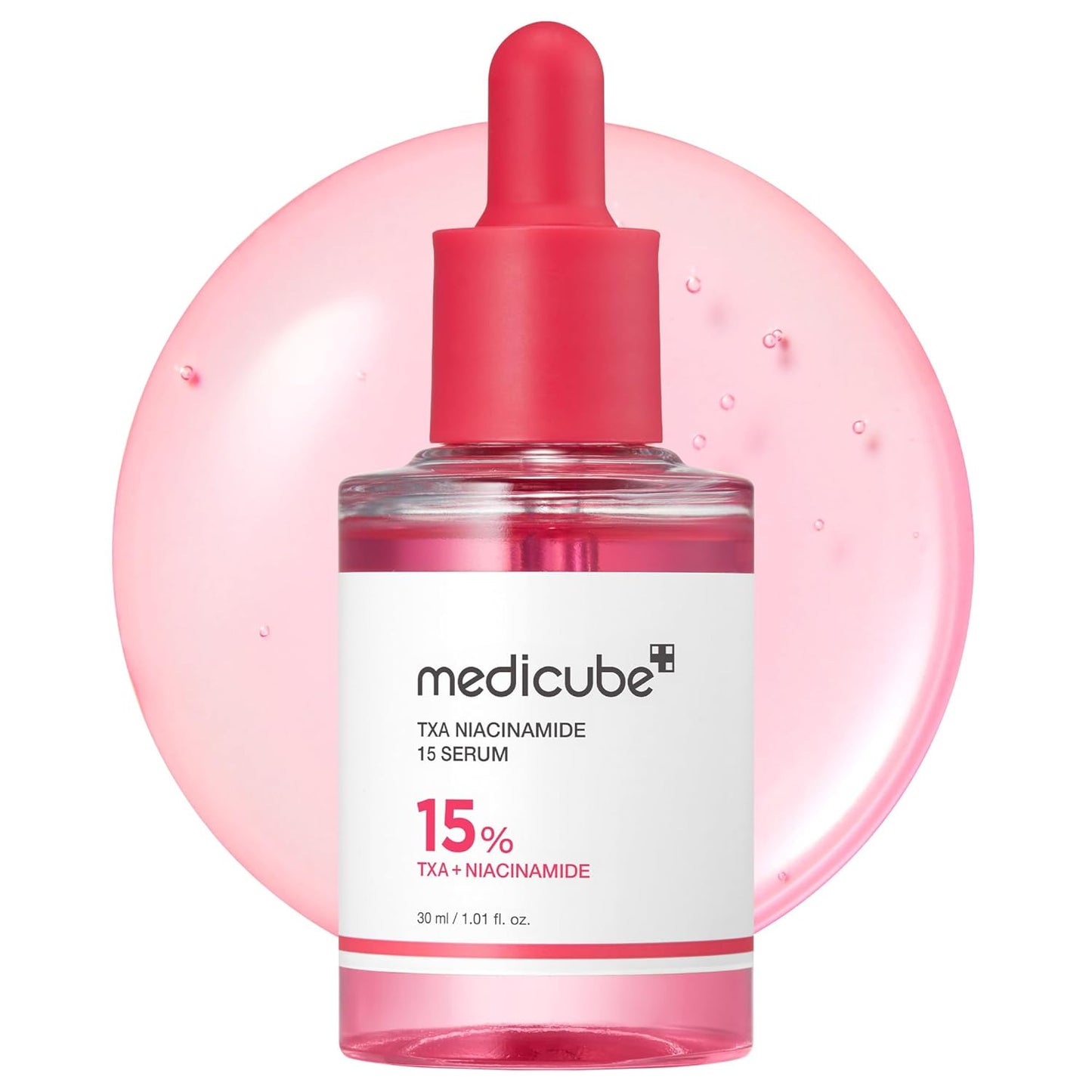 Medicube TXA Niacinamide 15% light weight & non sticky Serum. Radiant, Clear and healthy skin within 72 hours. It is all in one serum which hydrates, smoothes texture, for uneven skin tone.