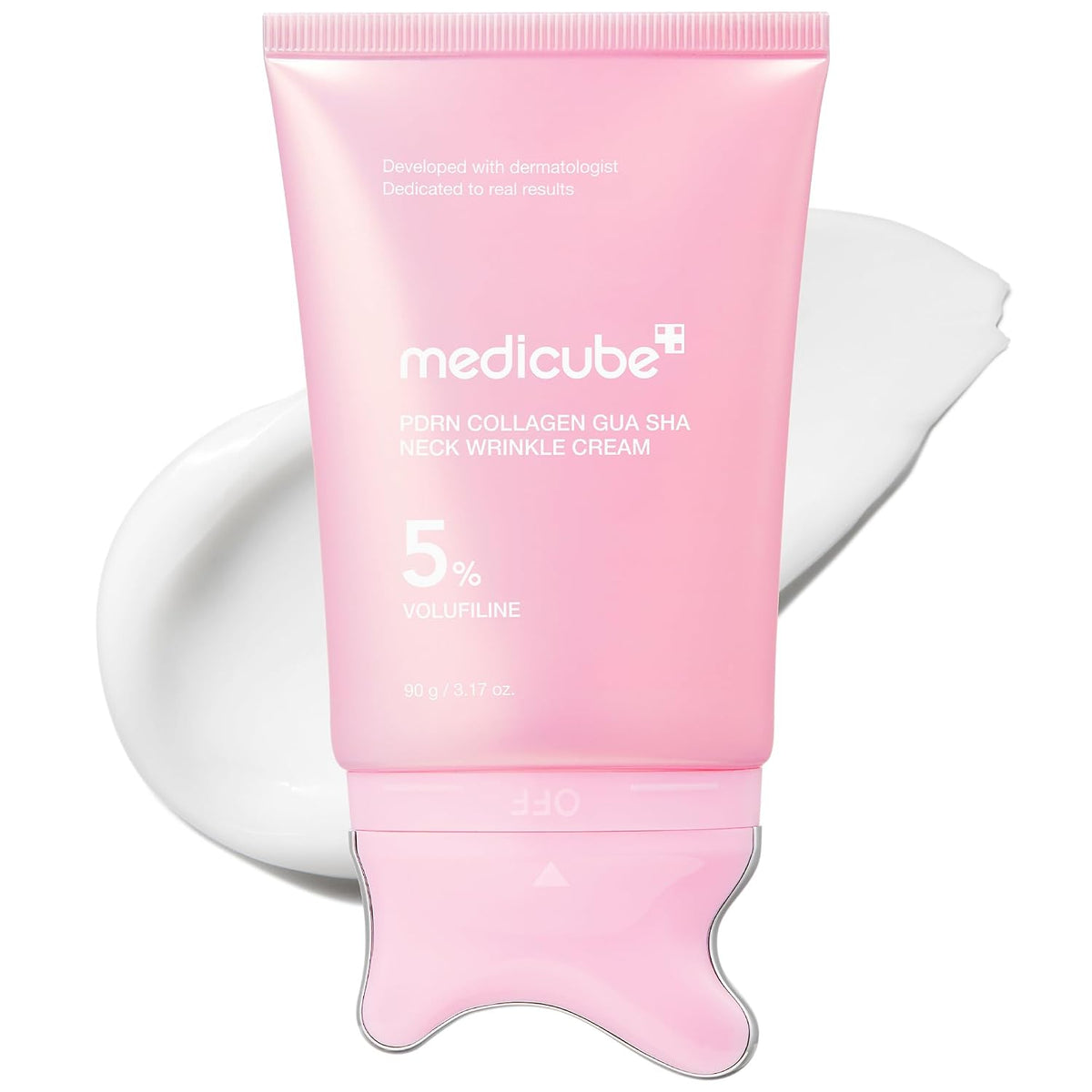 Medicube PDRN Collagen Gua Sha Neck Wrinkle Cream 90g – Buy Online in Bangladesh from Gotimoy.com