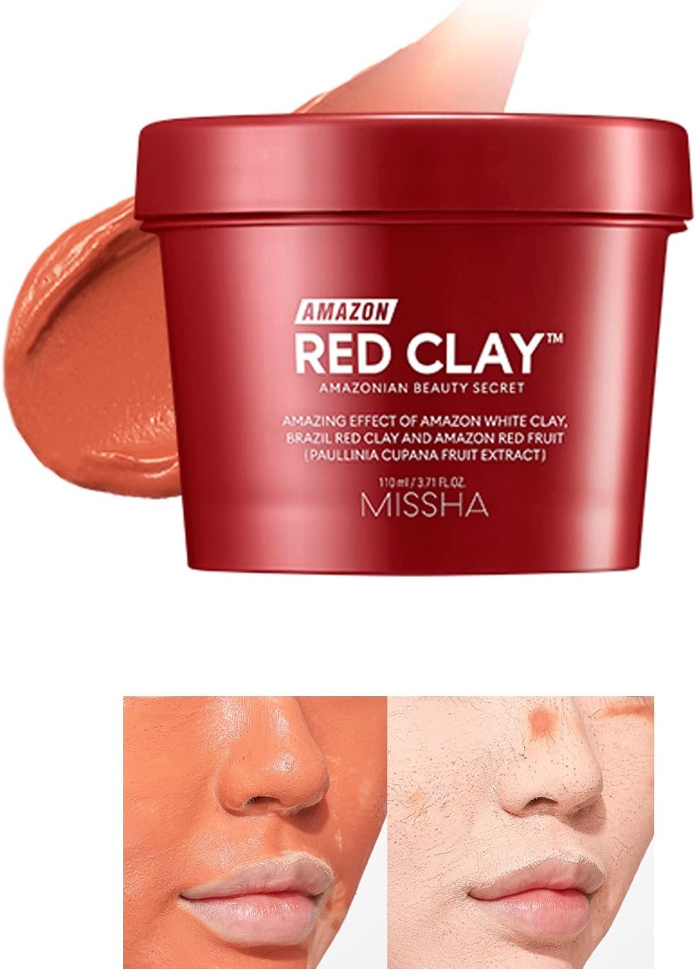 Missha Amazon Red Clay Pore Mask 110ml – Buy Online in Bangladesh from Gotimoy.com