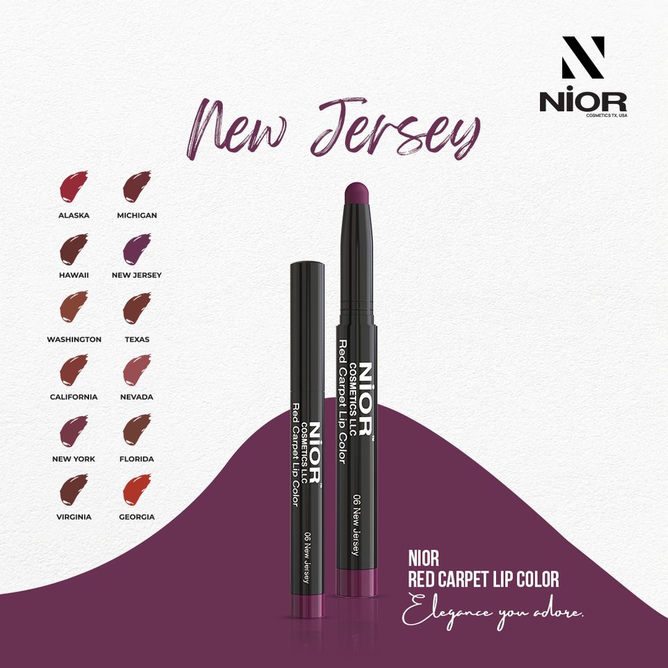 NIOR Red Carpet Lip Color New Jersey