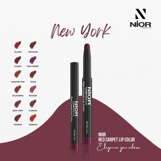 NIOR Red Carpet Lip Color New York