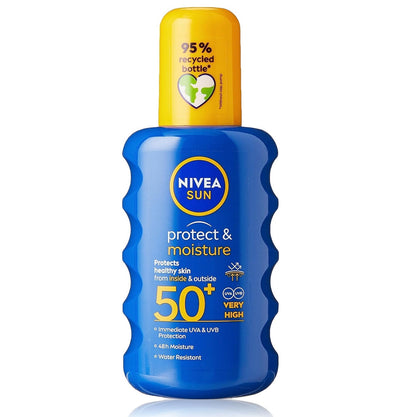 Nivea Sun Protect & Moisture SPF50+ Sunscreen Moisturizing Spray 200ml