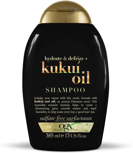 OGX (UK) Hydrate & Defrizz Kukui Oil Shampoo 385ml