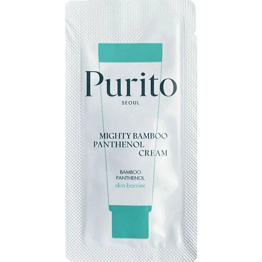 Purito Mighty Bamboo Panthenol Cream Sachet Sample 1ml