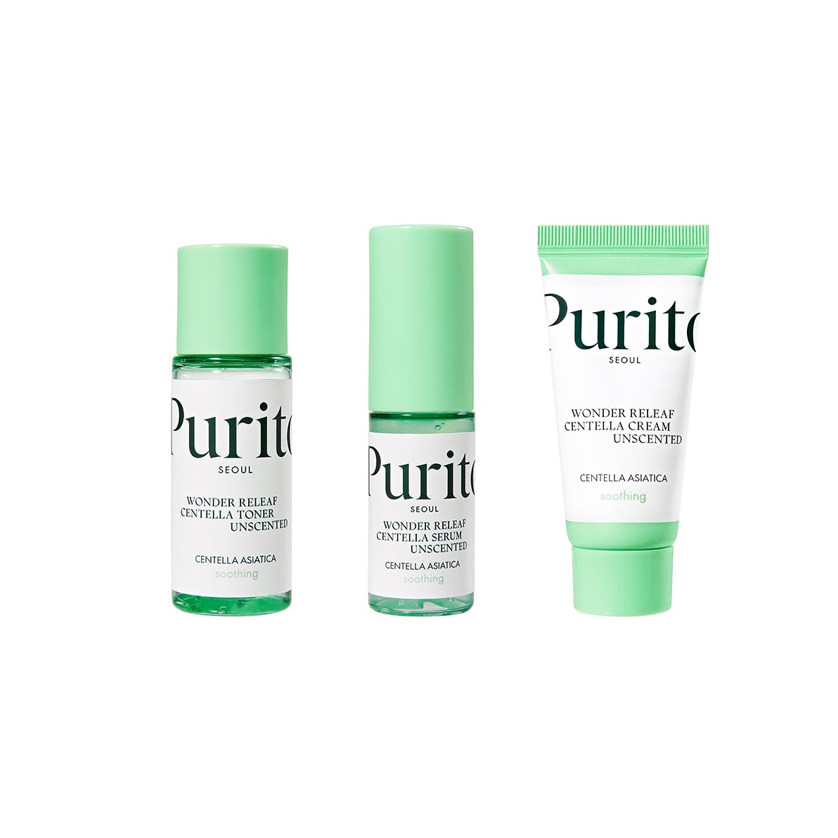 PURITO (Official) SEOUL Wonder Releaf Centella Unscented MINI Travel Kit