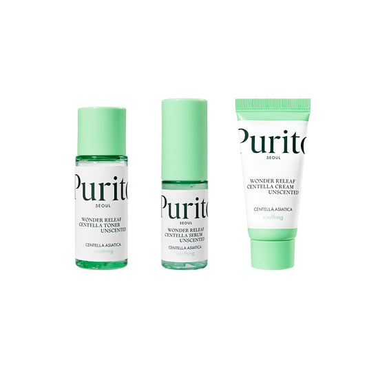 Purito SEOUL Wonder Releaf Centella Unscented MINI Travel Kit