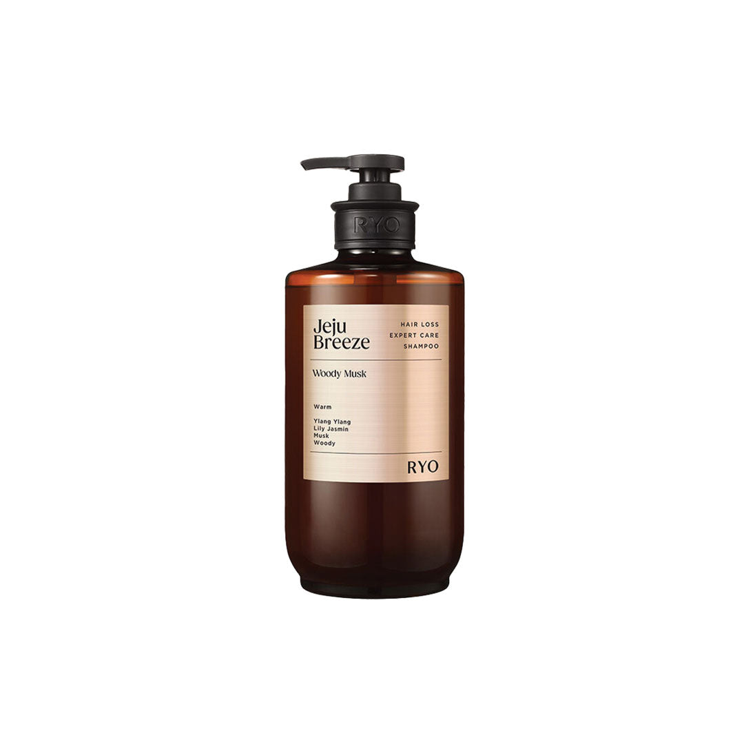 RYO Jeju Breeze Hair Loss Expert Care Woody Musk Shampoo 585ml