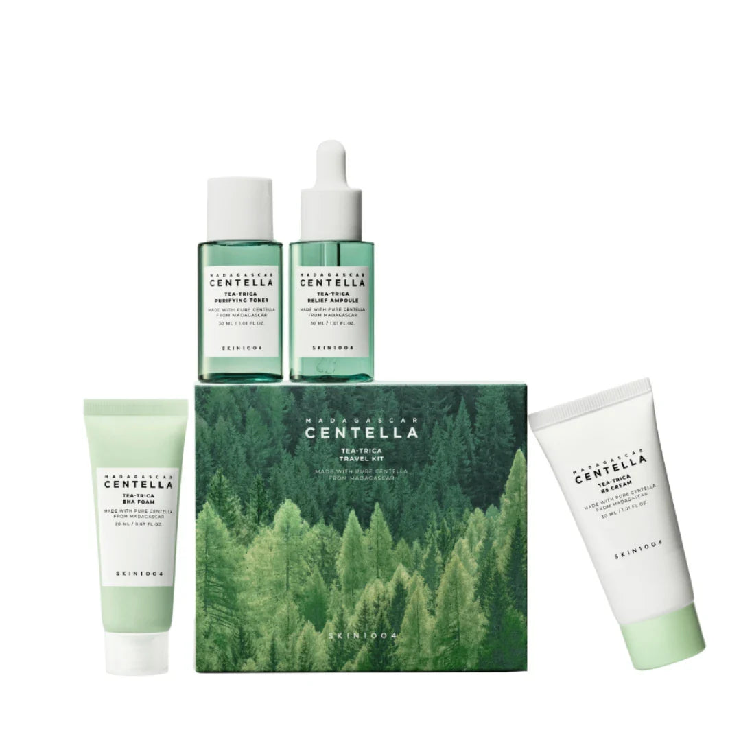 SKIN1004 Madagascar Centella Tea Trica Travel MINI Kit (4 Items) – Buy Online in Bangladesh from Gotimoy.com