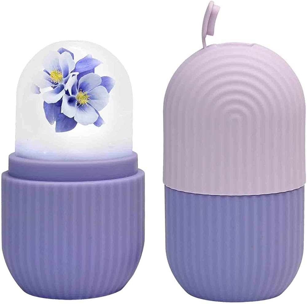 Silicone Face Ice Mold For Face Massage Beauty LAVENDER