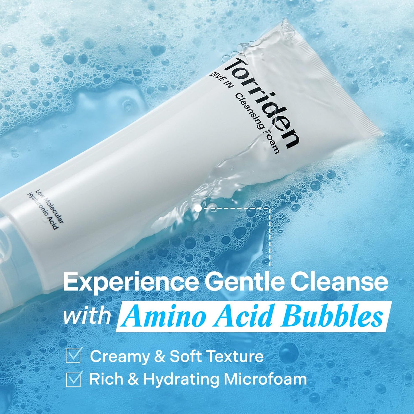 TORRIDEN Dive In Low Molecular Hyaluronic Acid Cleansing Foam 150ml