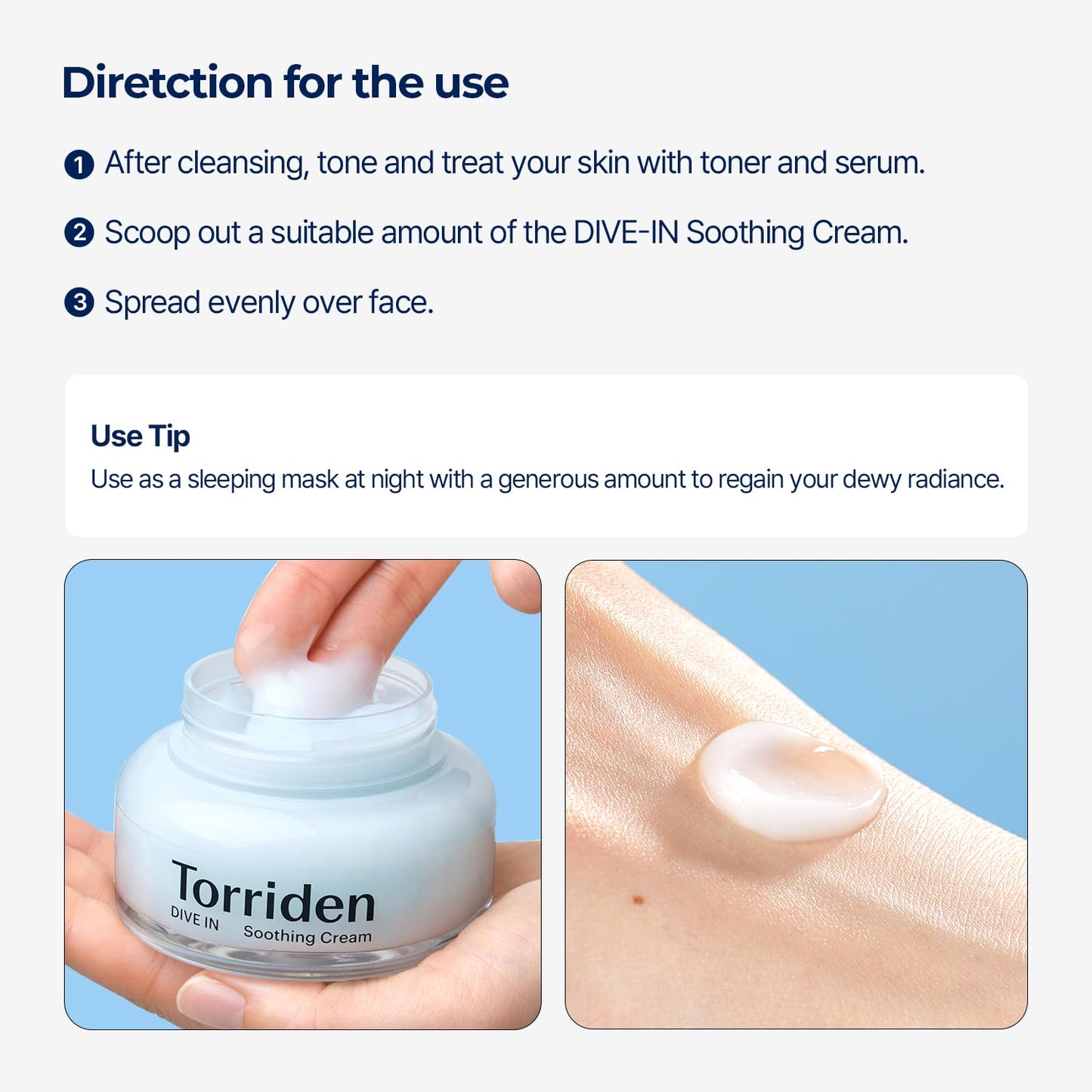 Torriden DIVE IN Hyaluronic Acid Soothing Cream 100ml