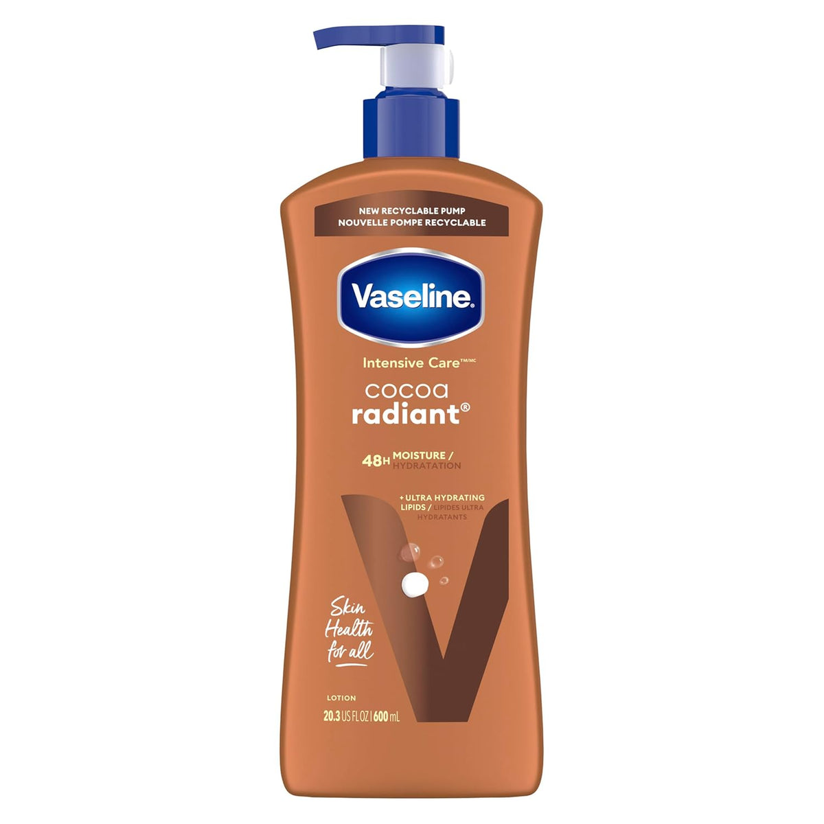 Vaseline (UK/Poland) Intensive Care Cocoa Radiant Body Lotion FAMILY Size 600ml – Buy Online in Bangladesh from Gotimoy.com
