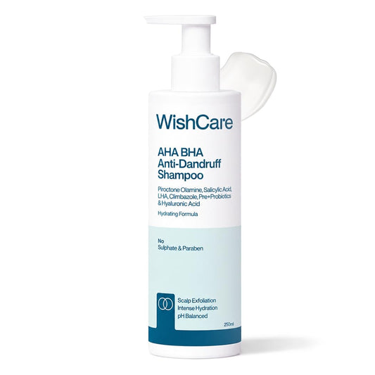 WishCare AHA BHA Anti Dandruff Shampoo 250ml
