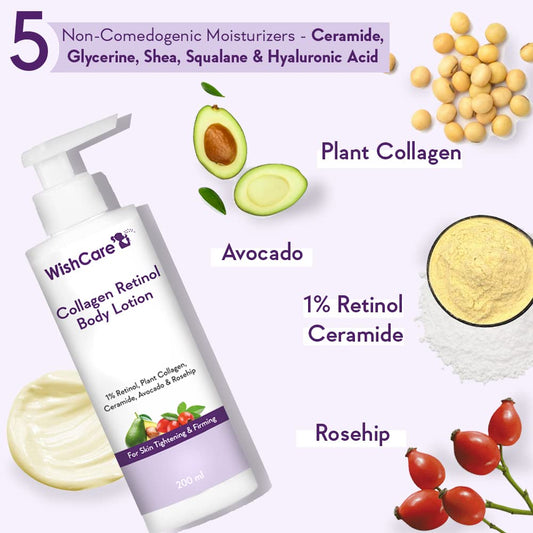WishCare Collagen Retinol Body Lotion 200ml