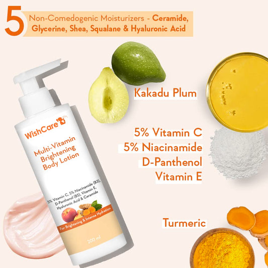 WishCare Multi Vitamin Brightening Body Lotion 200ml