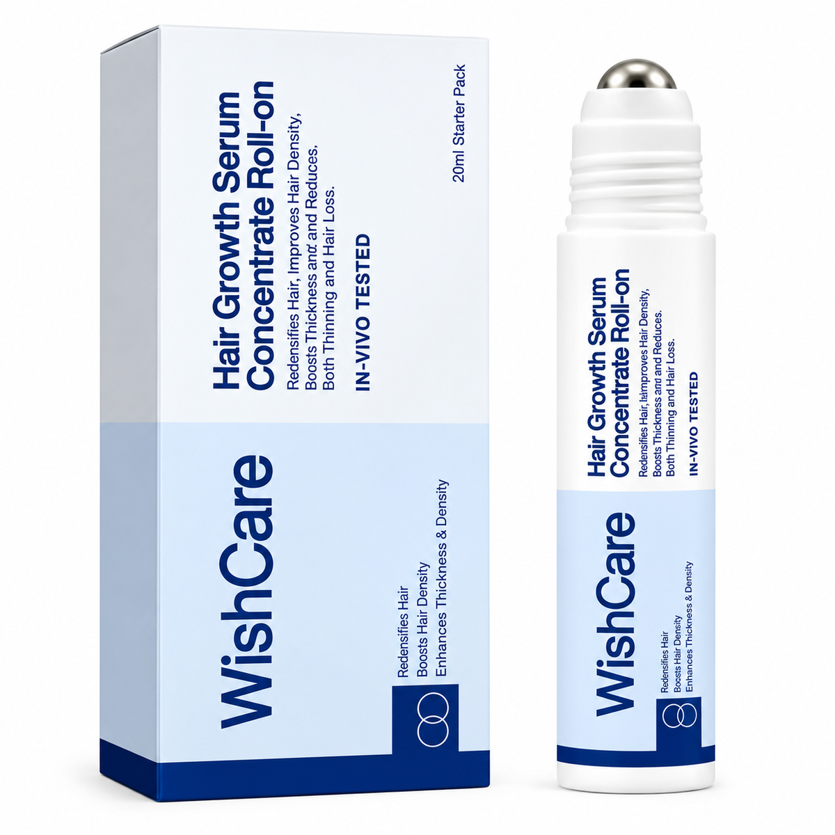 Wishcare Hair Growth Serum Concentrate Roll-On MINI travel 10ml