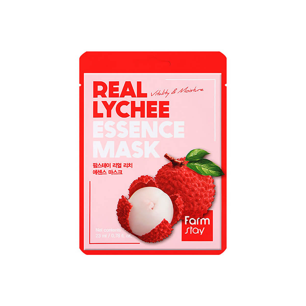 FARM STAY Real Lychee Essence Mask 23ml – Buy Online in Bangladesh from Gotimoy.com