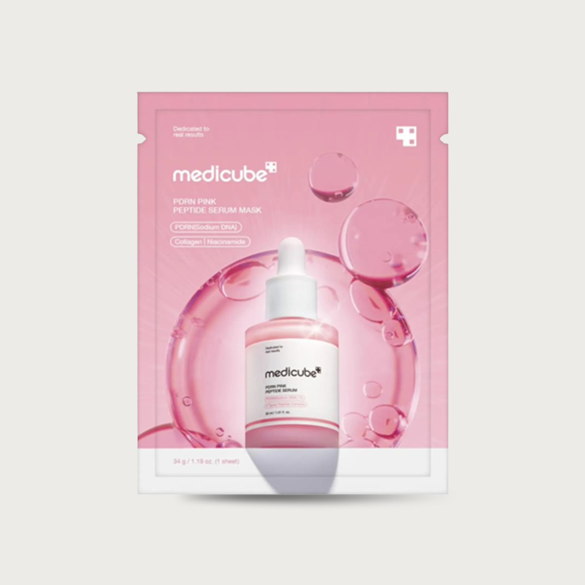 Medicube PDRN Pink Peptide Ampoule Mask 1 sheet original Korean sheet mask in Bangladesh