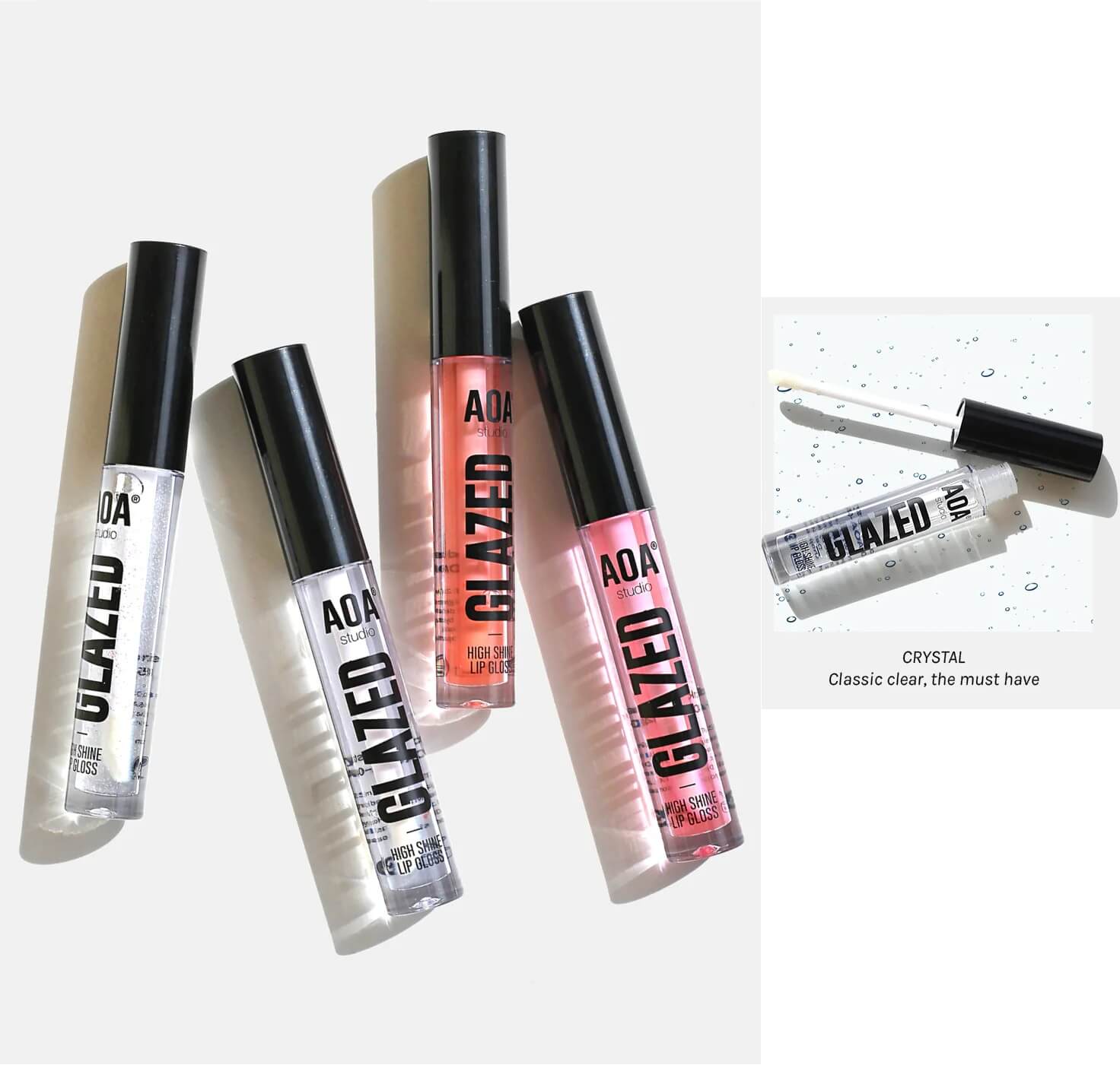 shop online AOA Glazed Lip Gloss Crystal in bangladesh low price