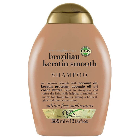 OGX (France/Greece) Ever Straightening Brazilian Keratin Therapy Sulfate Free Shampoo 385ml