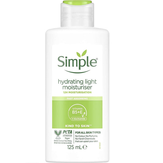 Simple (UK/Hungary) Hydrating Light Moisturiser For All Type Skin 125ml