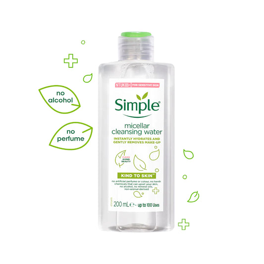 Simple (UK/Poland) Micellar Cleansing Water For Sensitive skin 200ml