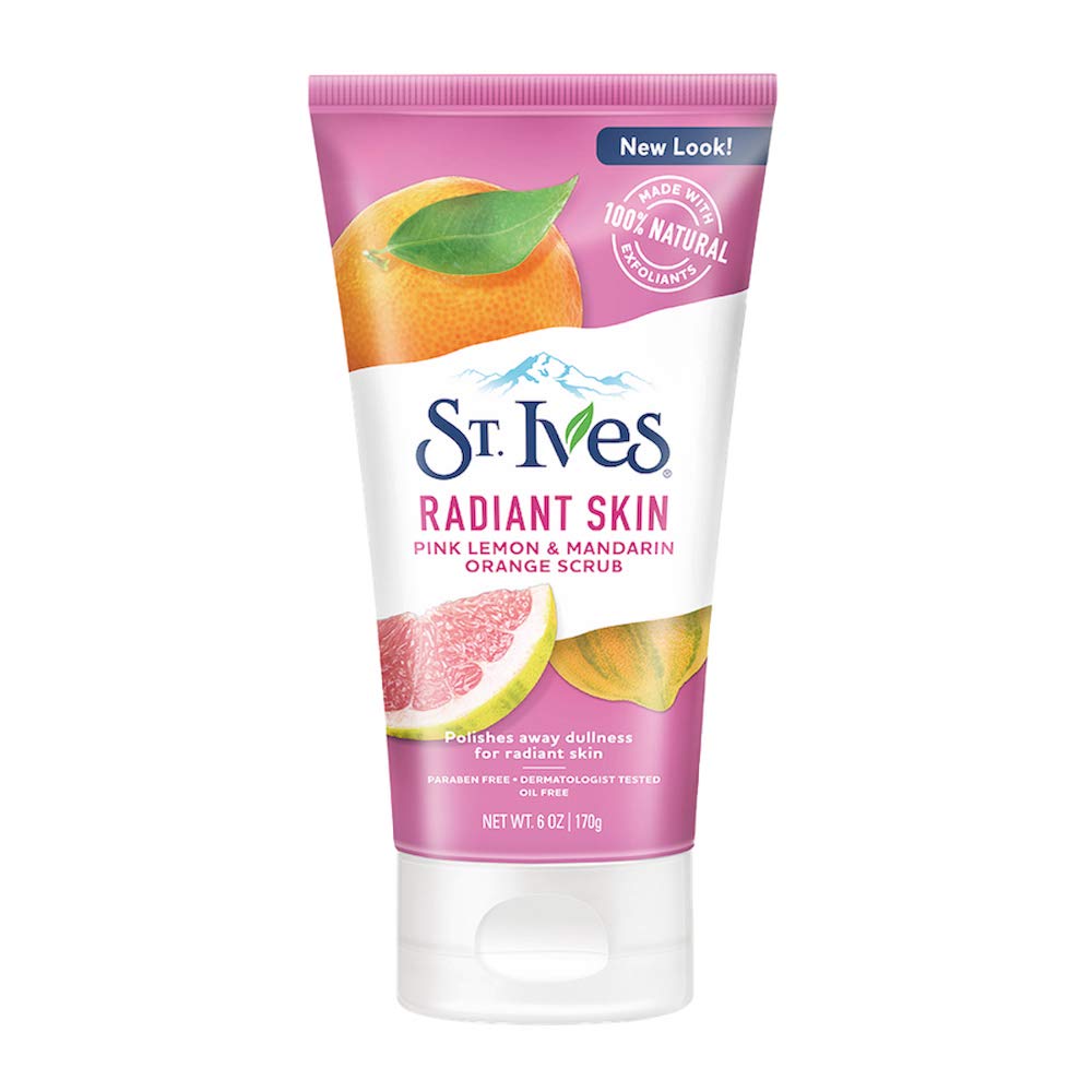 St Ives Radiant Skin Pink Lemon & Mandarin Scrub 170g
