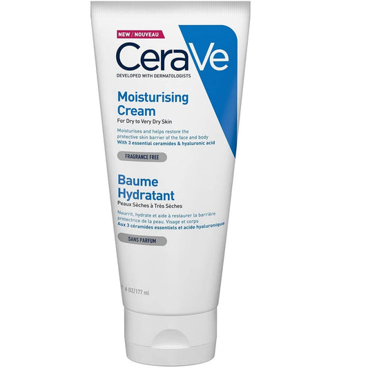 CeraVe (UK/France) Moisturising Cream For Dry To Very Dry Skin 177ml