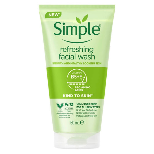 Simple (UK/Poland) Refreshing Facial Wash For All Type Skin 150ml