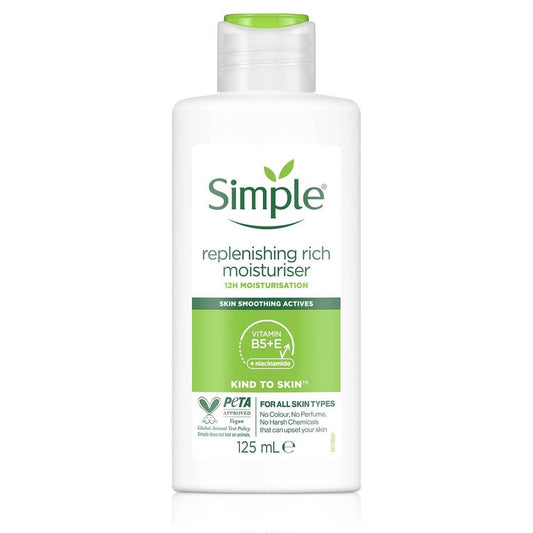 Simple (UK/Hungary) Replenishing Rich Moisturiser For All Type Skin 125ml